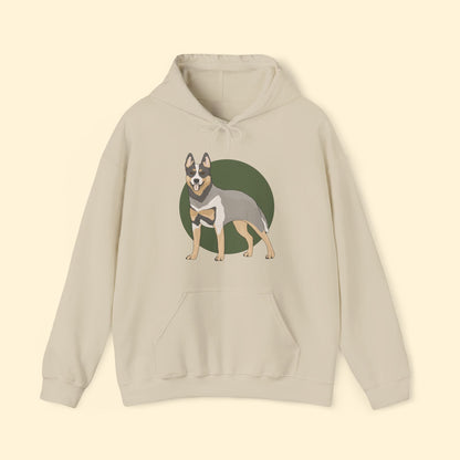 Hooded Sweatshirt | Australian Cattle Dog | Blue Heeler - Detezi Designs - 47758701635913573768