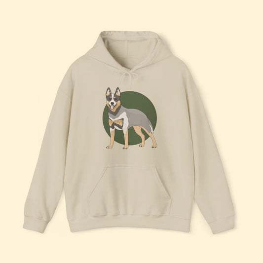 Hooded Sweatshirt | Australian Cattle Dog | Blue Heeler - Detezi Designs - 47758701635913573768