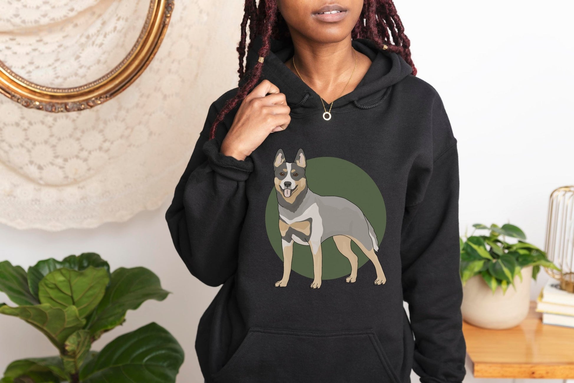 Hooded Sweatshirt | Australian Cattle Dog | Blue Heeler - Detezi Designs - 47758701635913573768