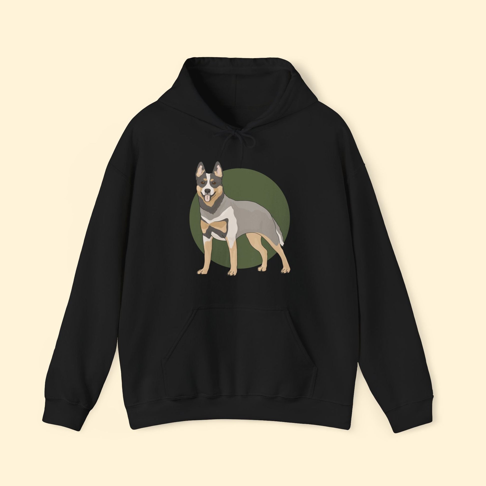 Hooded Sweatshirt | Australian Cattle Dog | Blue Heeler - Detezi Designs - 56723995146521113107