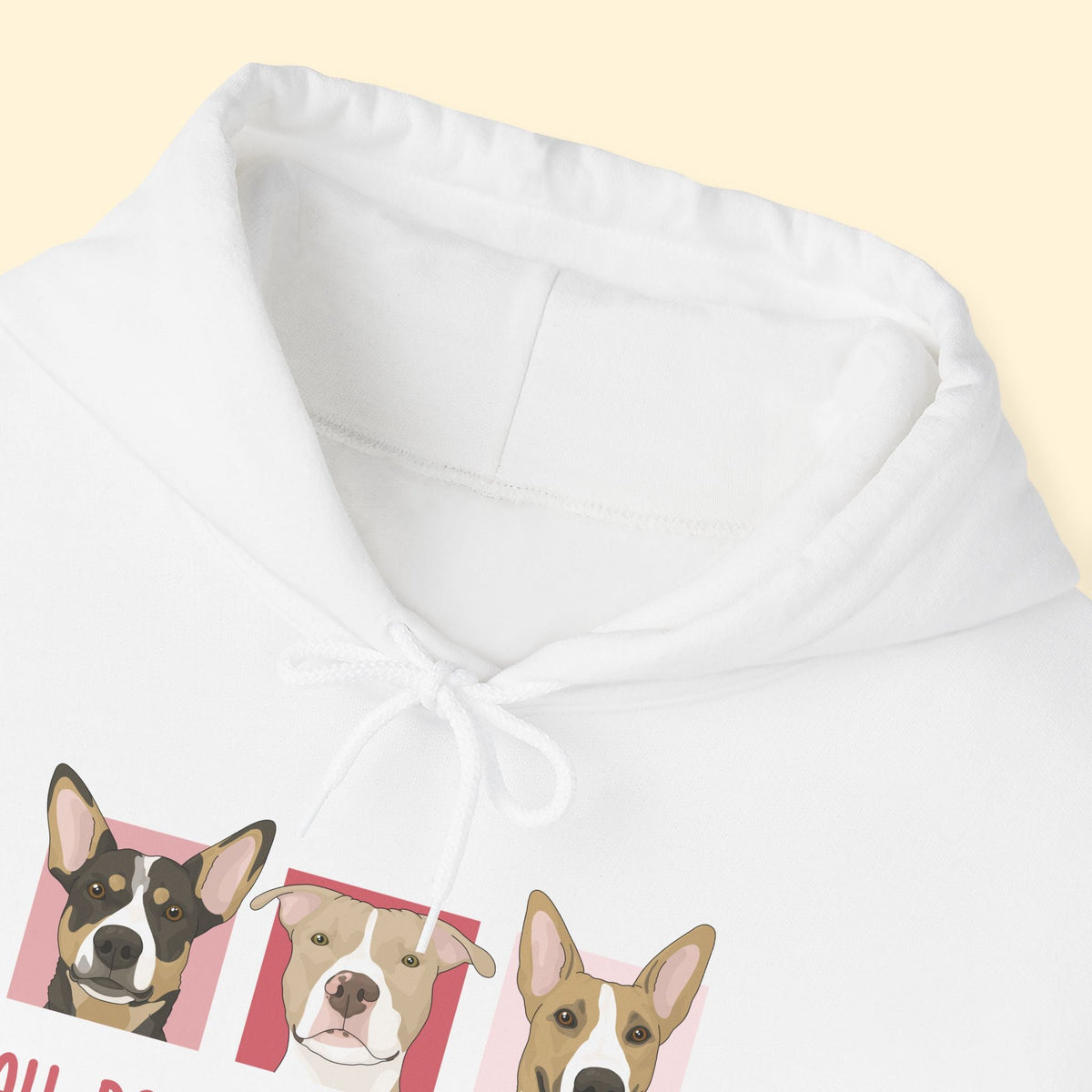 Hooded Sweatshirt | FUNDRAISER | Ace's Place All Dog Rescue - Detezi Designs-30304144312031140903