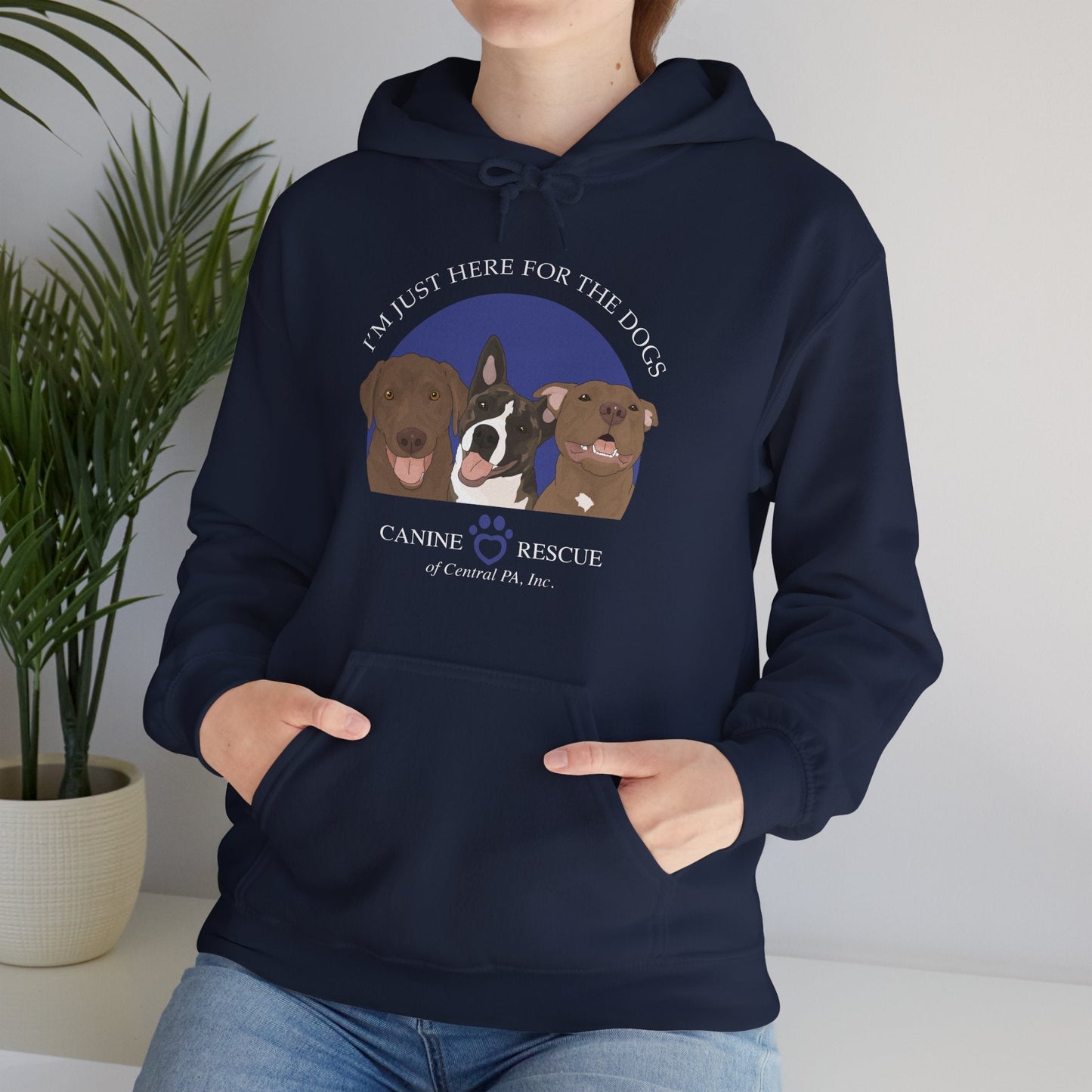 Hooded Sweatshirt | FUNDRAISER | Canine Rescue of Central PA - Detezi Designs - 17974658038095488624