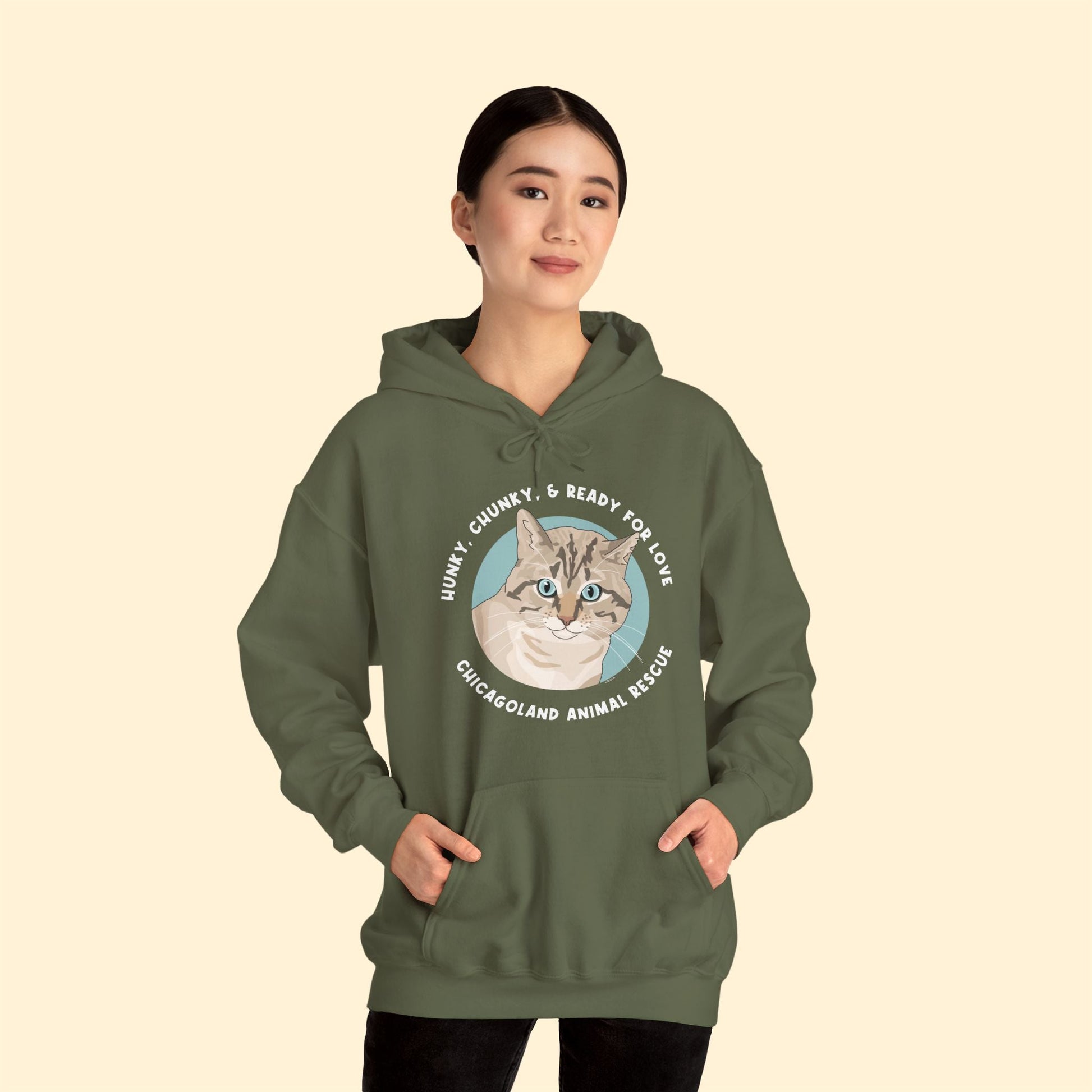 Hooded Sweatshirt | FUNDRAISER | Chicagoland Animal Rescue - Detezi Designs - 66061610671338334832