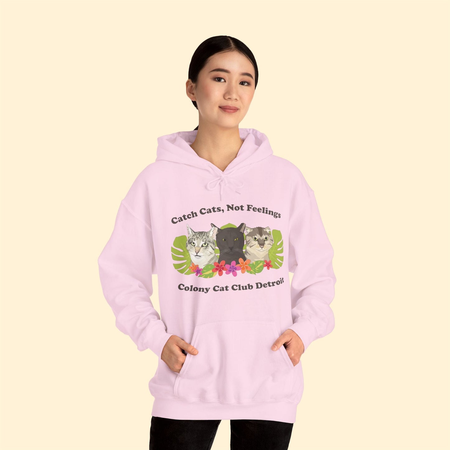 Hooded Sweatshirt | FUNDRAISER | Colony Cat Club - Detezi Designs - 11481402359862606182