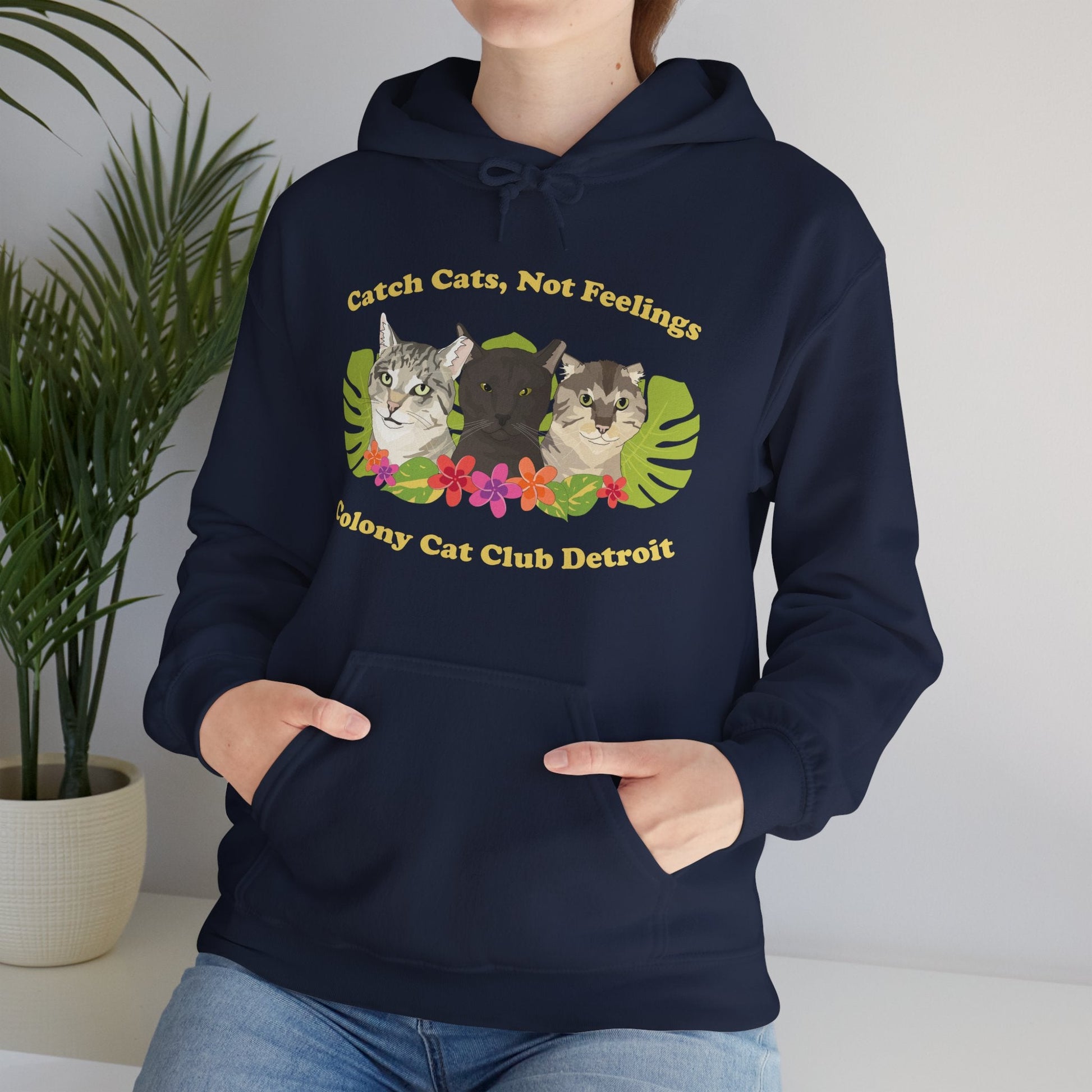 Hooded Sweatshirt | FUNDRAISER | Colony Cat Club - Detezi Designs - 11481402359862606182