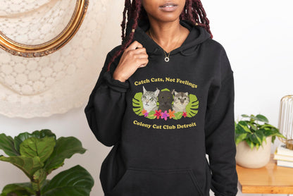Hooded Sweatshirt | FUNDRAISER | Colony Cat Club - Detezi Designs - 11481402359862606182