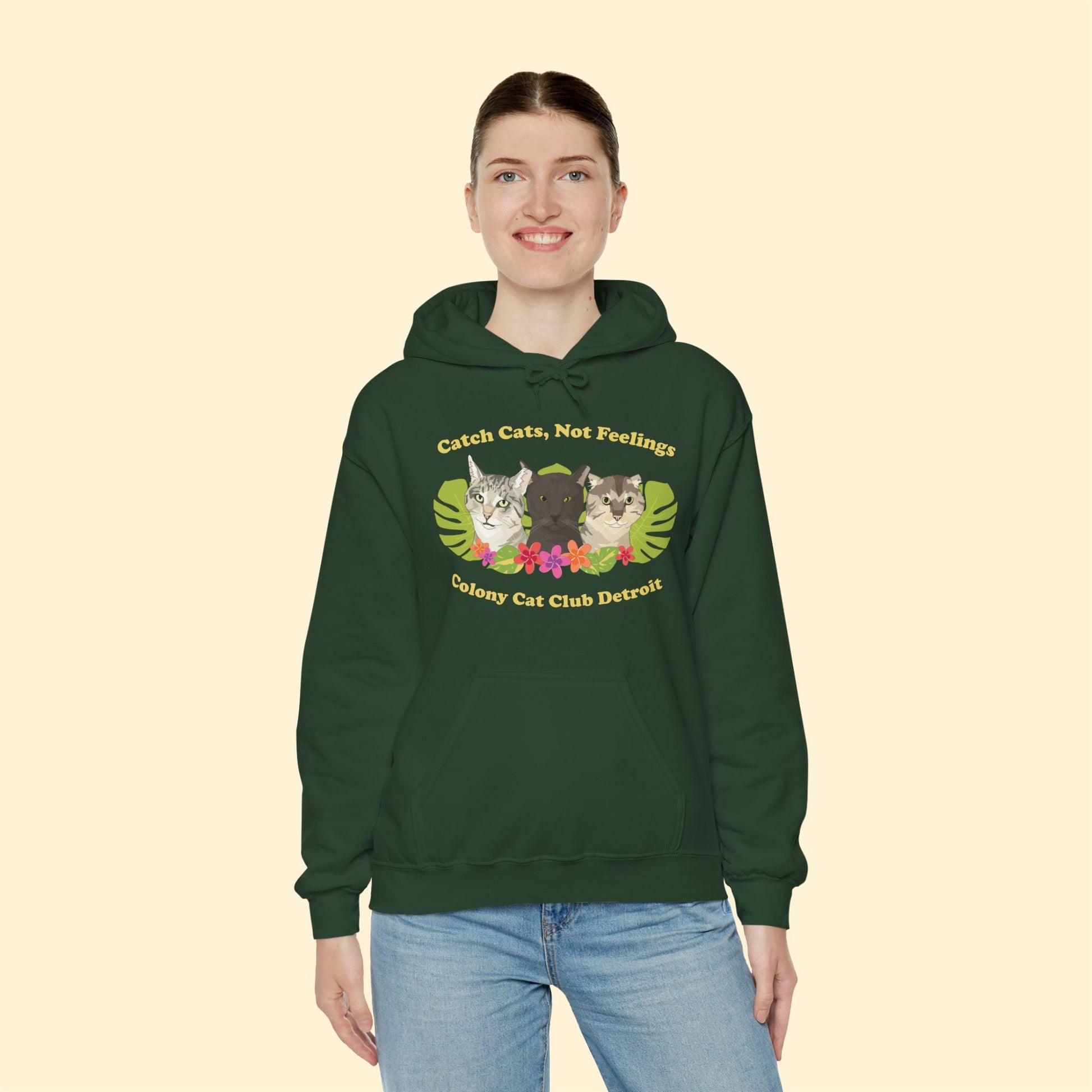 Hooded Sweatshirt | FUNDRAISER | Colony Cat Club - Detezi Designs - 11481402359862606182