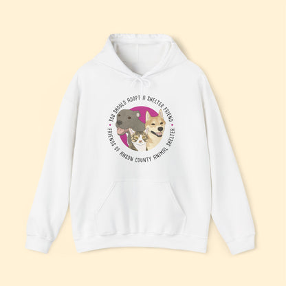 Hooded Sweatshirt | FUNDRAISER | Friends of Anson County Animal Shelter - Detezi Designs - 21311780382783949538