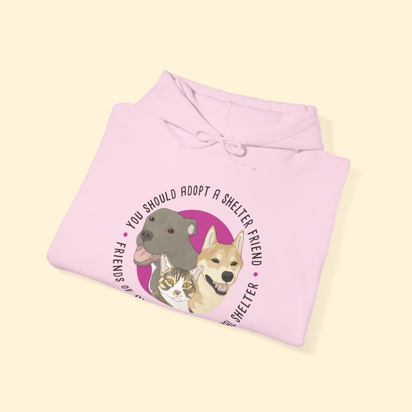 Hooded Sweatshirt | FUNDRAISER | Friends of Anson County Animal Shelter - Detezi Designs - 30903307166729680390