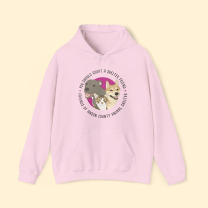 Hooded Sweatshirt | FUNDRAISER | Friends of Anson County Animal Shelter - Detezi Designs - 78354362035331591811