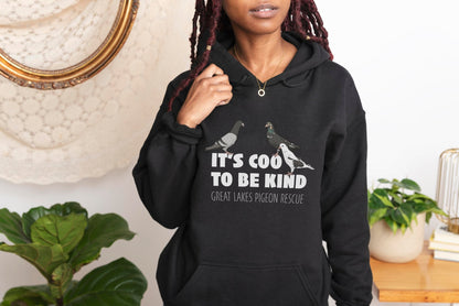 Hooded Sweatshirt | FUNDRAISER | Great Lakes Pigeon Rescue - Detezi Designs - 98868104493717889247