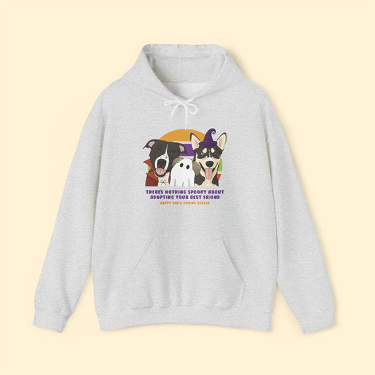 Hooded Sweatshirt | FUNDRAISER | Happy Tails Canine Rescue | Halloween - Detezi Designs-20738621018047018331