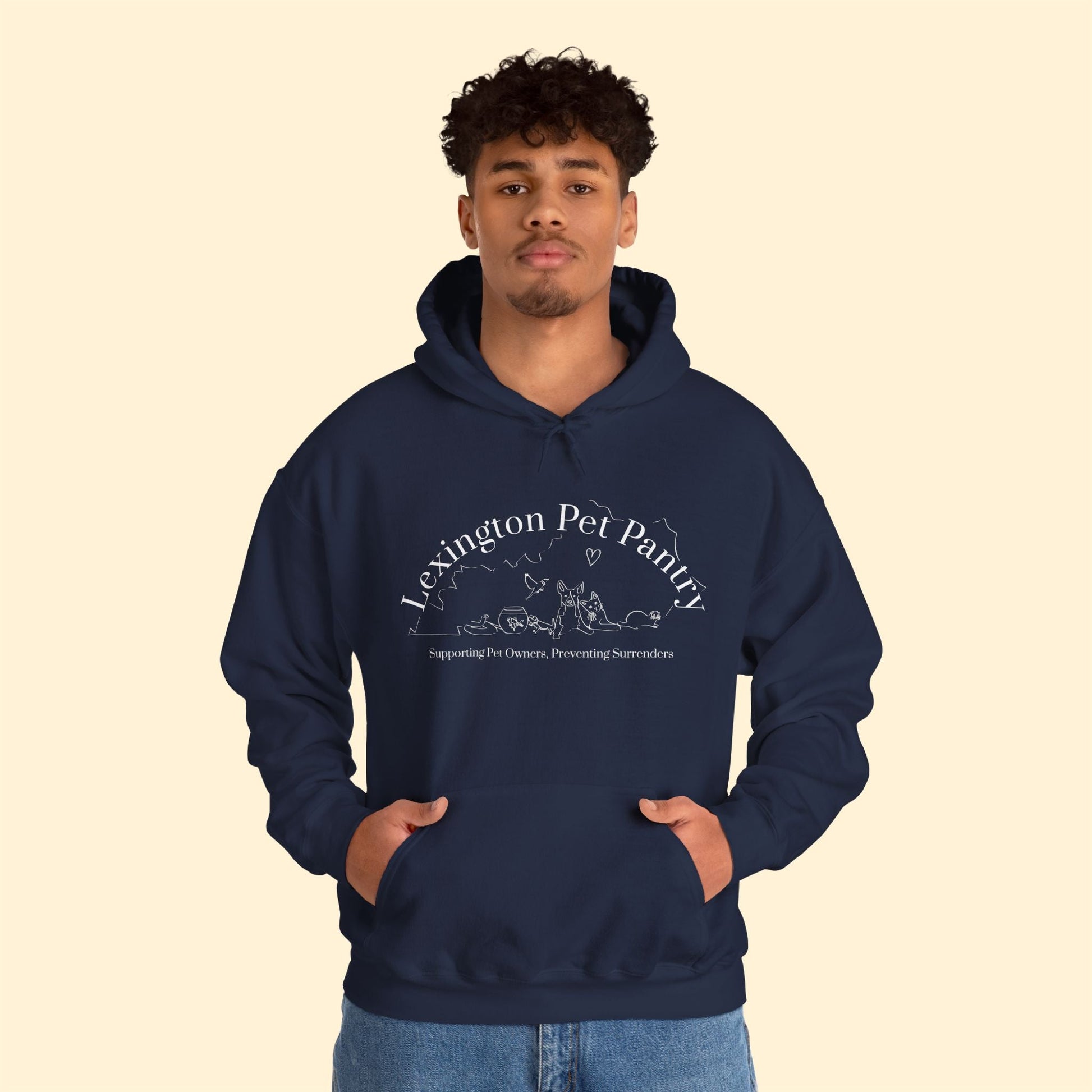 Hooded Sweatshirt | FUNDRAISER | Lexington Pet Pantry - Detezi Designs - 19382382038669287052