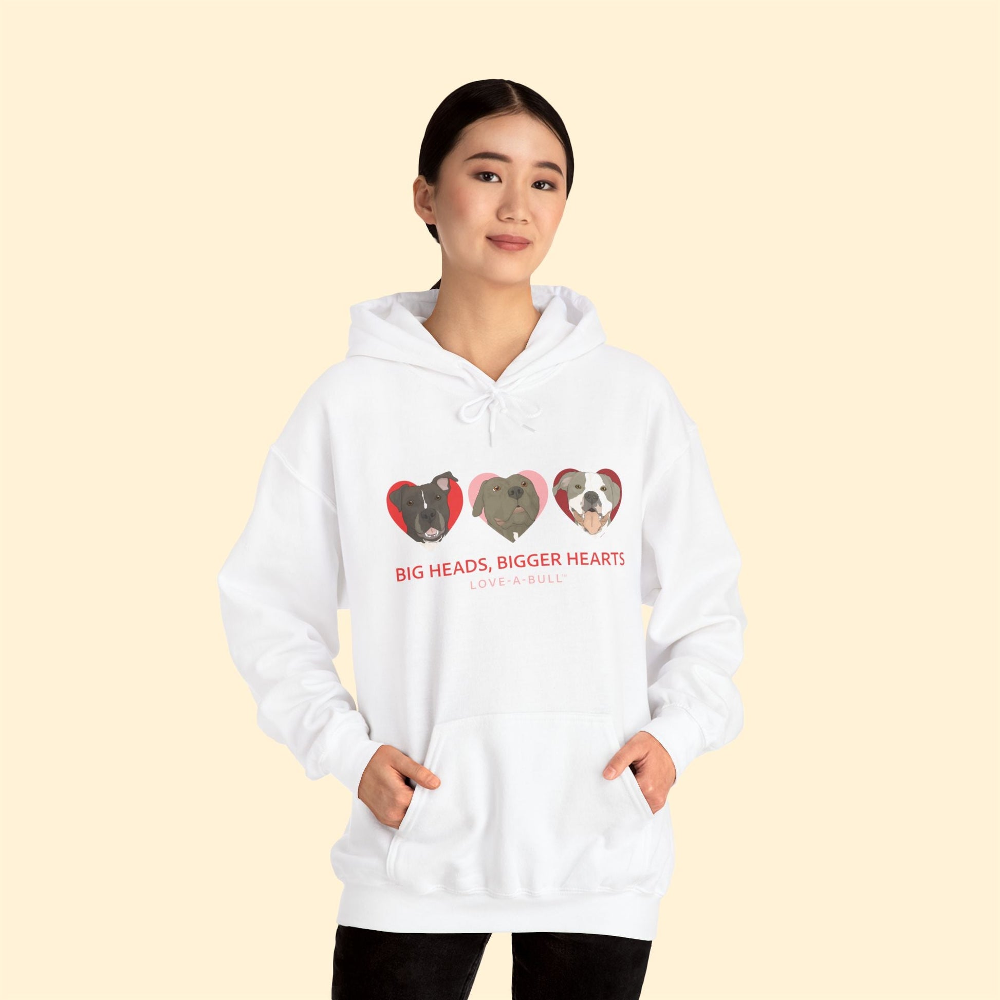 Hooded Sweatshirt | FUNDRAISER | Love - A - Bull - Detezi Designs - 18691653867090429377