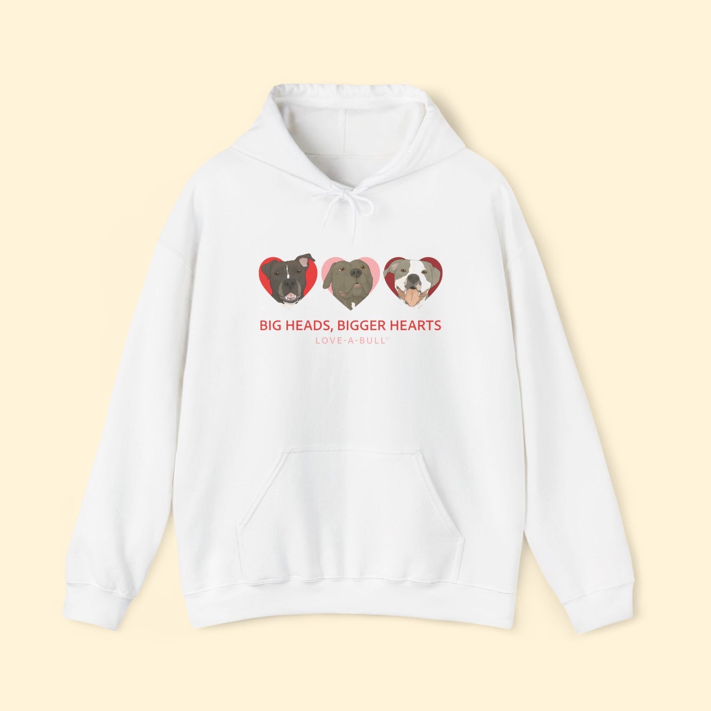 Hooded Sweatshirt | FUNDRAISER | Love - A - Bull - Detezi Designs - 48595677616554843386