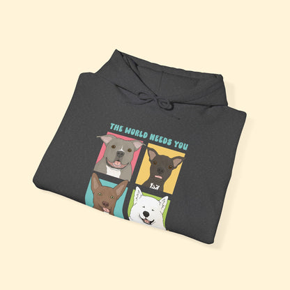 Hooded Sweatshirt | FUNDRAISER | Maybel's Legacy | The World Needs You - Detezi Designs-23061921069314599789