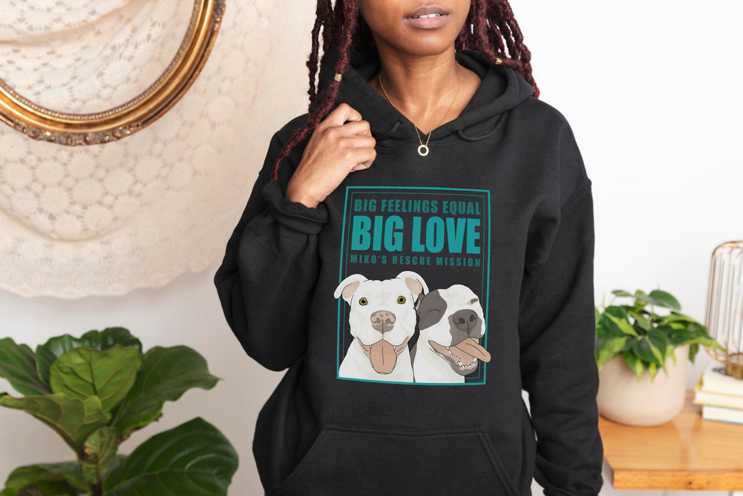 Hooded Sweatshirt | FUNDRAISER | Miko's Rescue Mission - Detezi Designs - 48182207775107049148