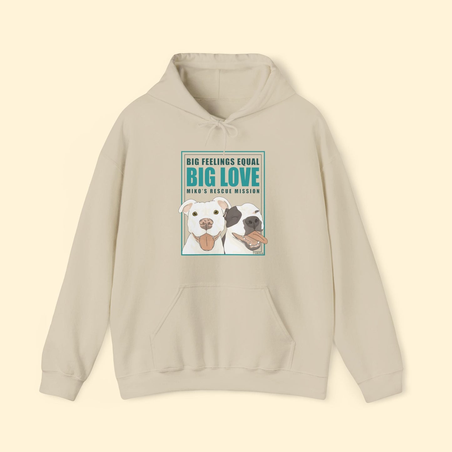 Hooded Sweatshirt | FUNDRAISER | Miko's Rescue Mission - Detezi Designs - 48182207775107049148