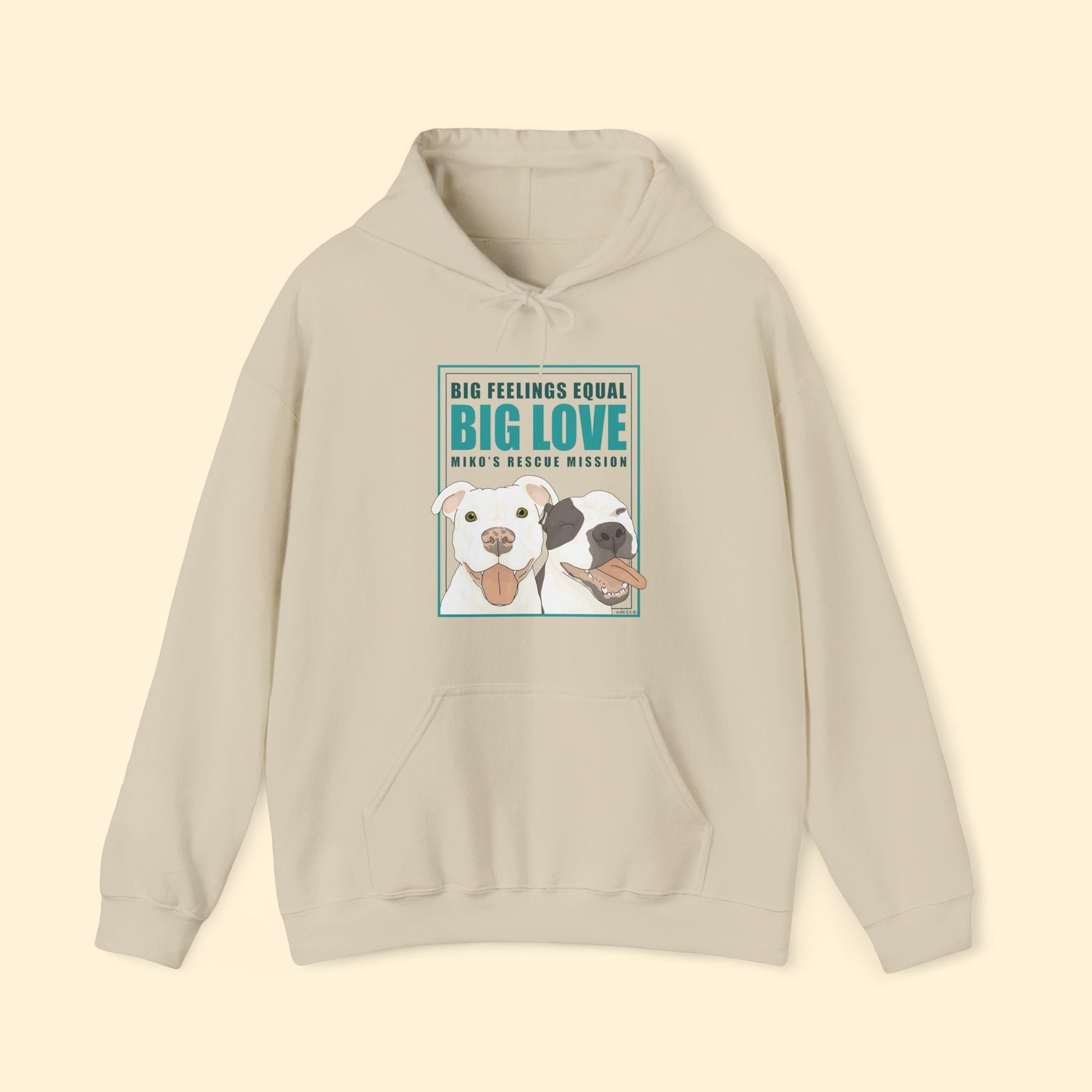 Hooded Sweatshirt | FUNDRAISER | Miko's Rescue Mission - Detezi Designs - 48182207775107049148