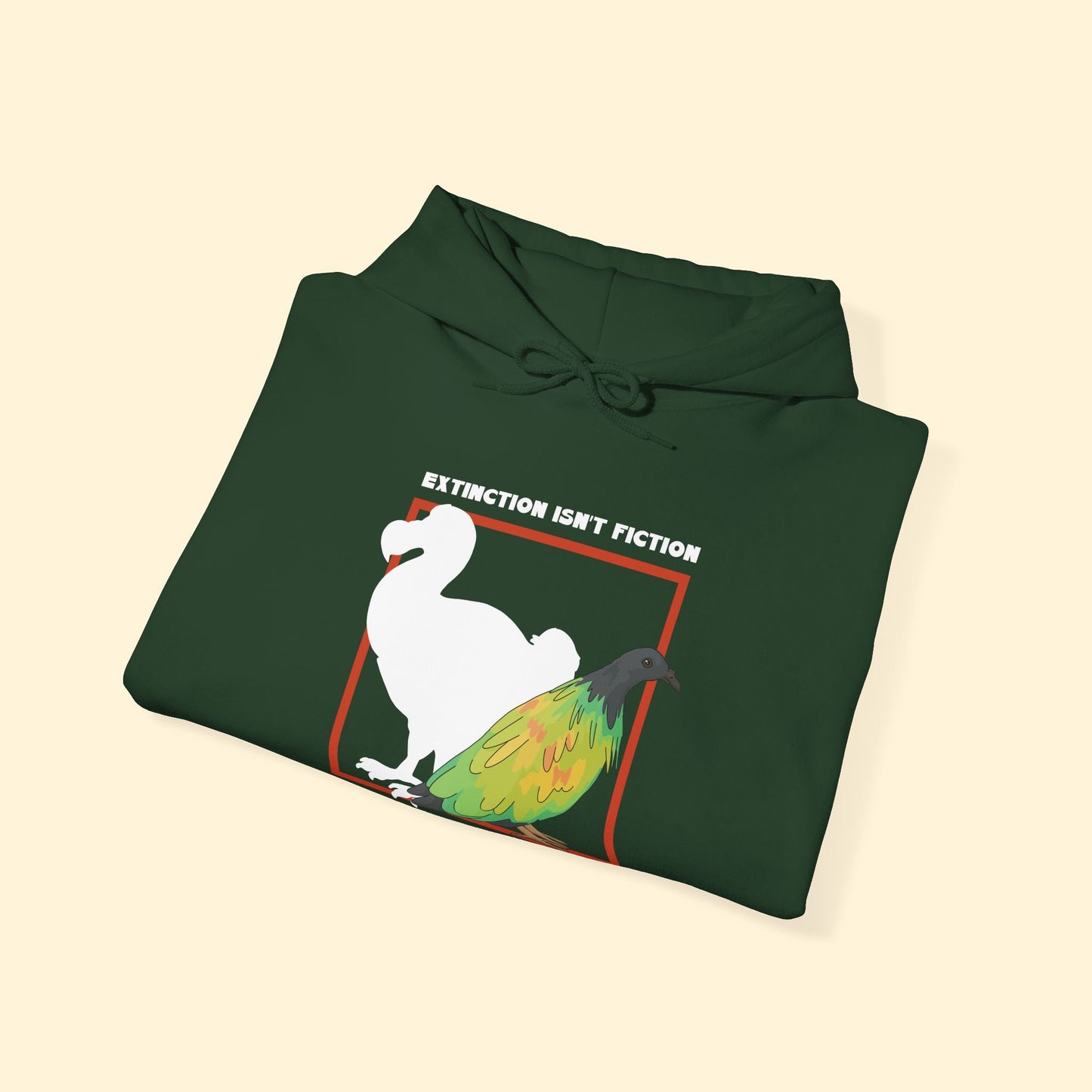 Hooded Sweatshirt | FUNDRAISER | Moose's Flock | Extinction is a Warning - Detezi Designs - 20593471185506546724