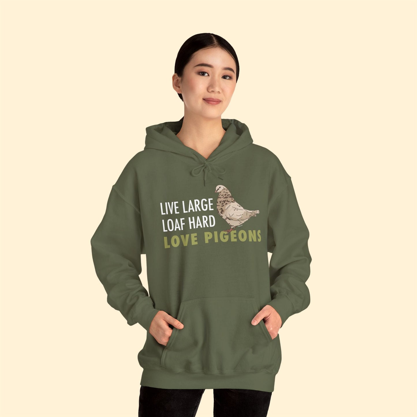 Hooded Sweatshirt | FUNDRAISER | Moose's Flock | Loaf Hard - Detezi Designs - 21956958761891798596