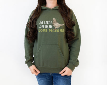 Hooded Sweatshirt | FUNDRAISER | Moose's Flock | Loaf Hard - Detezi Designs - 25683463546757141007