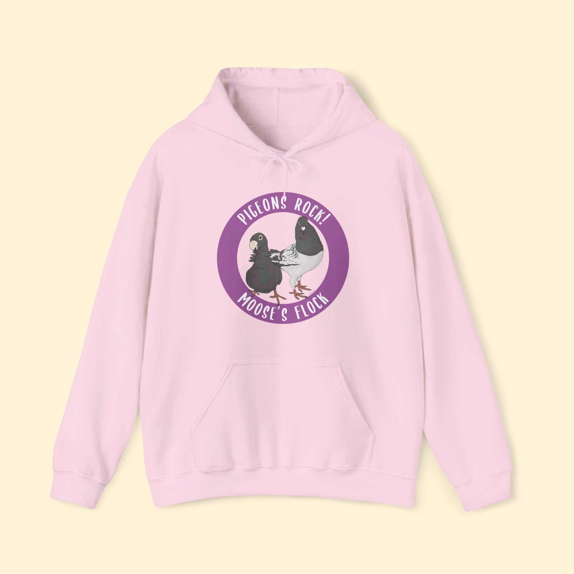 Hooded Sweatshirt | FUNDRAISER | Moose's Flock | Pigeons Rock - Detezi Designs - 28846536749587276378