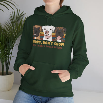 Hooded Sweatshirt | FUNDRAISER | New Jersey Boxer Rescue | Adopt, Don't Shop! - Detezi Designs - 19514115363523755416