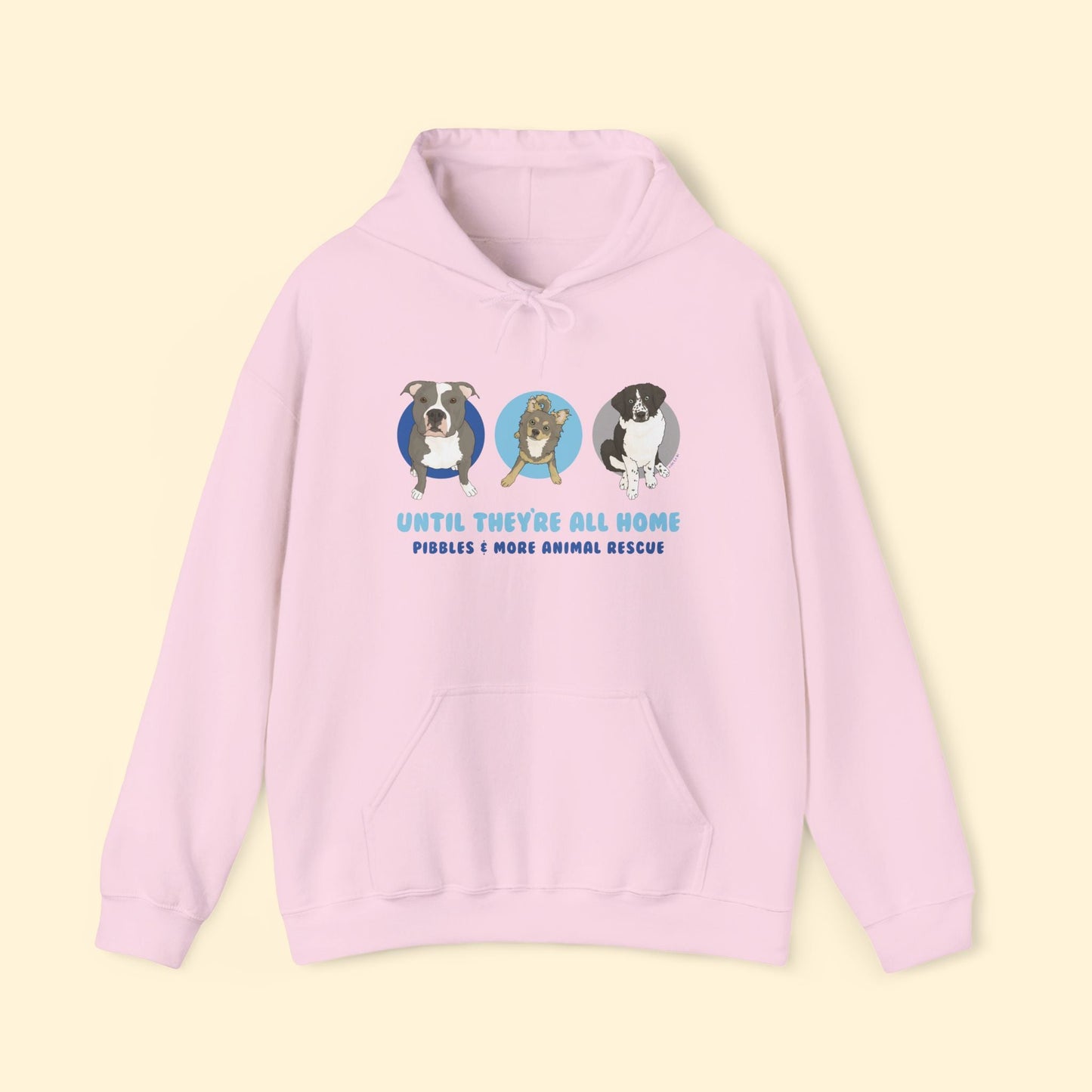 Hooded Sweatshirt | FUNDRAISER | Pibbles & More Animal Rescue - Detezi Designs - 11172122406561356451