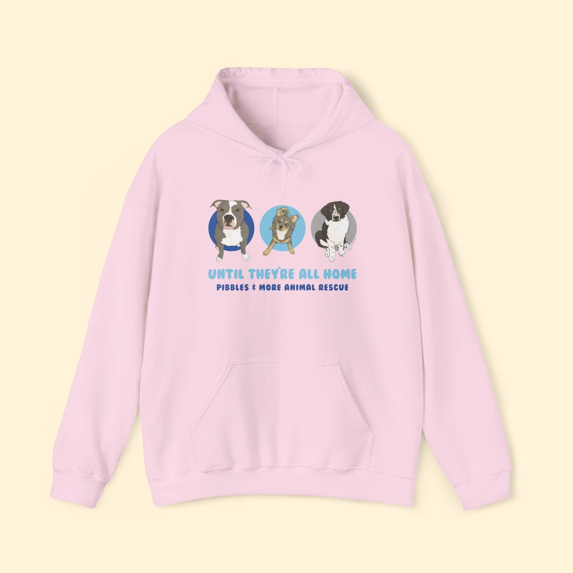 Hooded Sweatshirt | FUNDRAISER | Pibbles & More Animal Rescue - Detezi Designs - 11172122406561356451