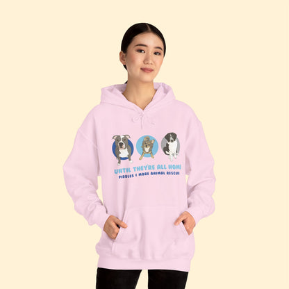 Hooded Sweatshirt | FUNDRAISER | Pibbles & More Animal Rescue - Detezi Designs - 11172122406561356451