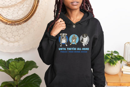 Hooded Sweatshirt | FUNDRAISER | Pibbles & More Animal Rescue - Detezi Designs - 12460017037698162591