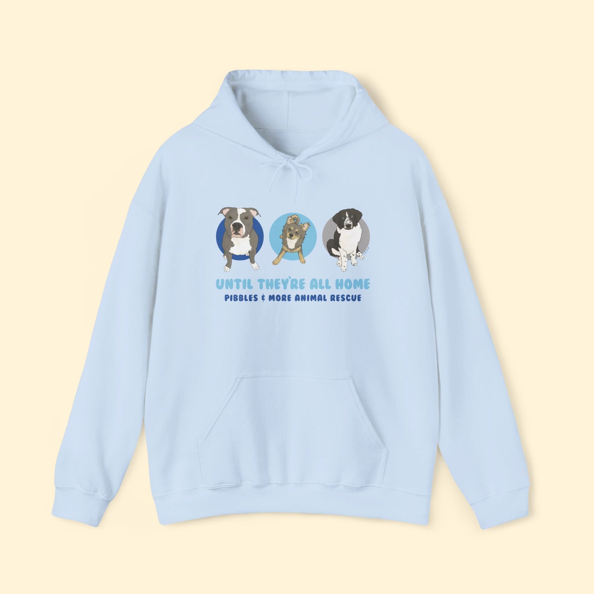Hooded Sweatshirt | FUNDRAISER | Pibbles & More Animal Rescue - Detezi Designs - 23459565737554106629