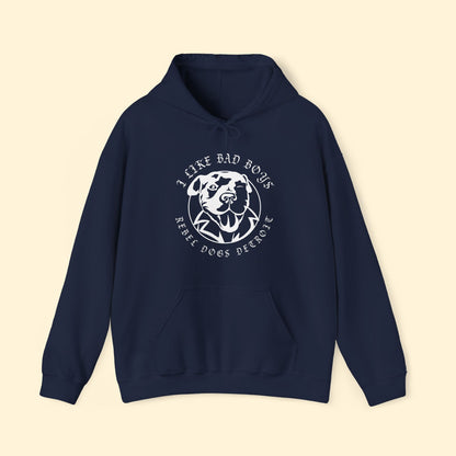 Hooded Sweatshirt | FUNDRAISER | Rebel Dogs Detroit - Detezi Designs - 12122744111130492932