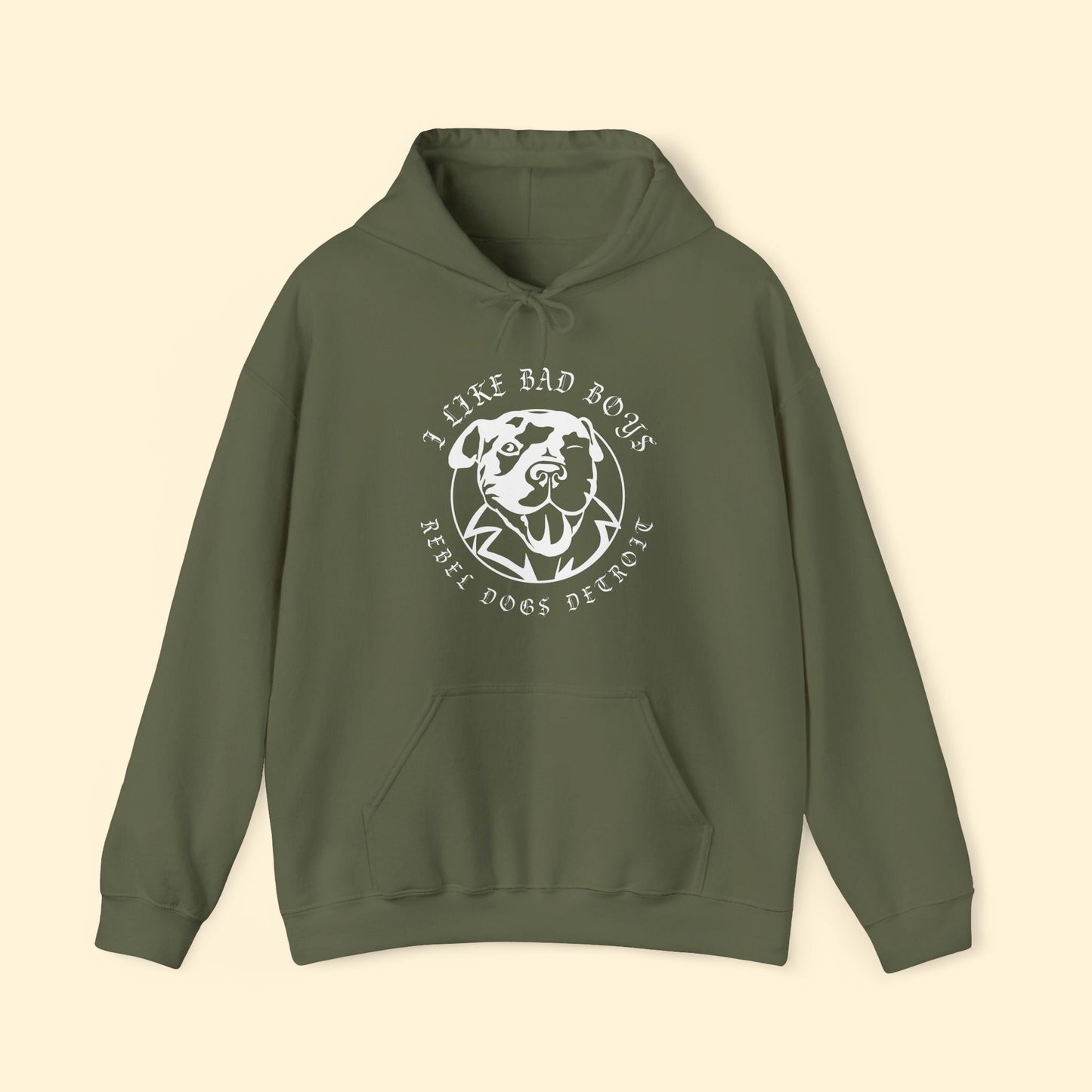Hooded Sweatshirt | FUNDRAISER | Rebel Dogs Detroit - Detezi Designs - 23952306944618210182