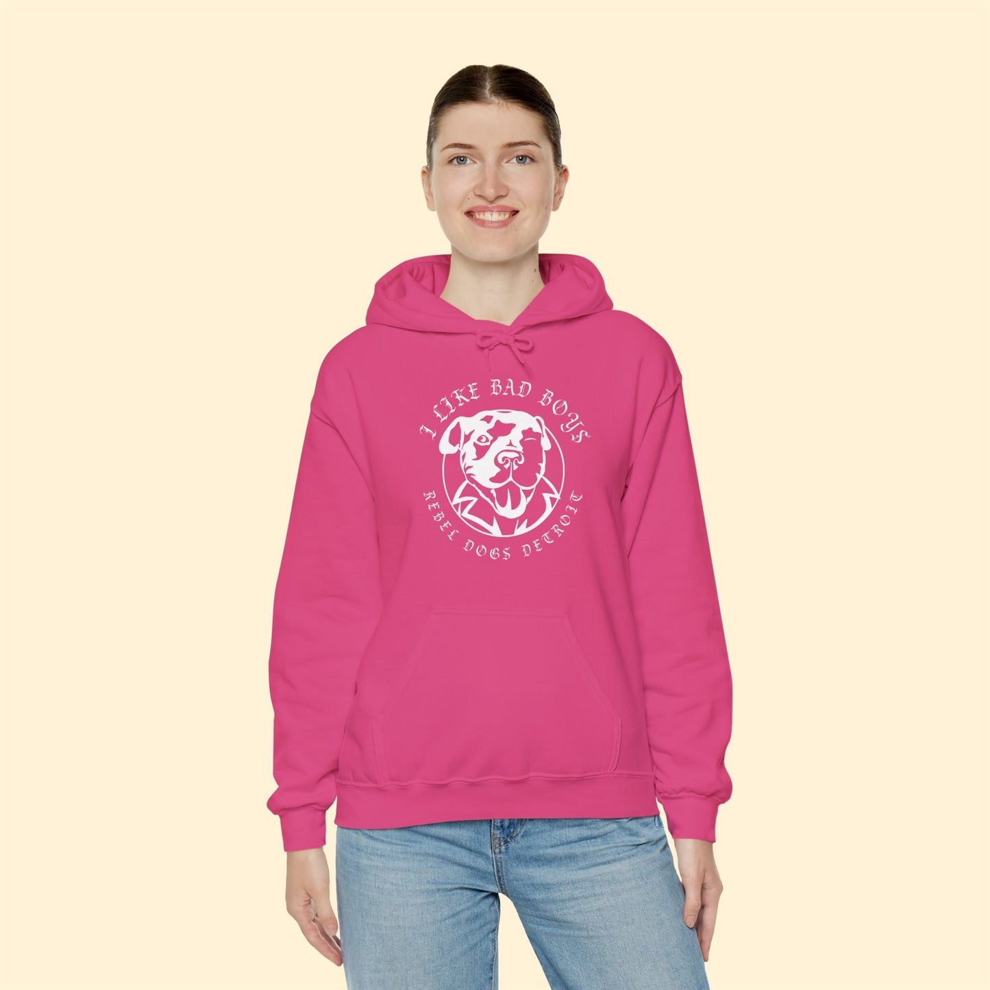 Hooded Sweatshirt | FUNDRAISER | Rebel Dogs Detroit - Detezi Designs - 79001364170945211272