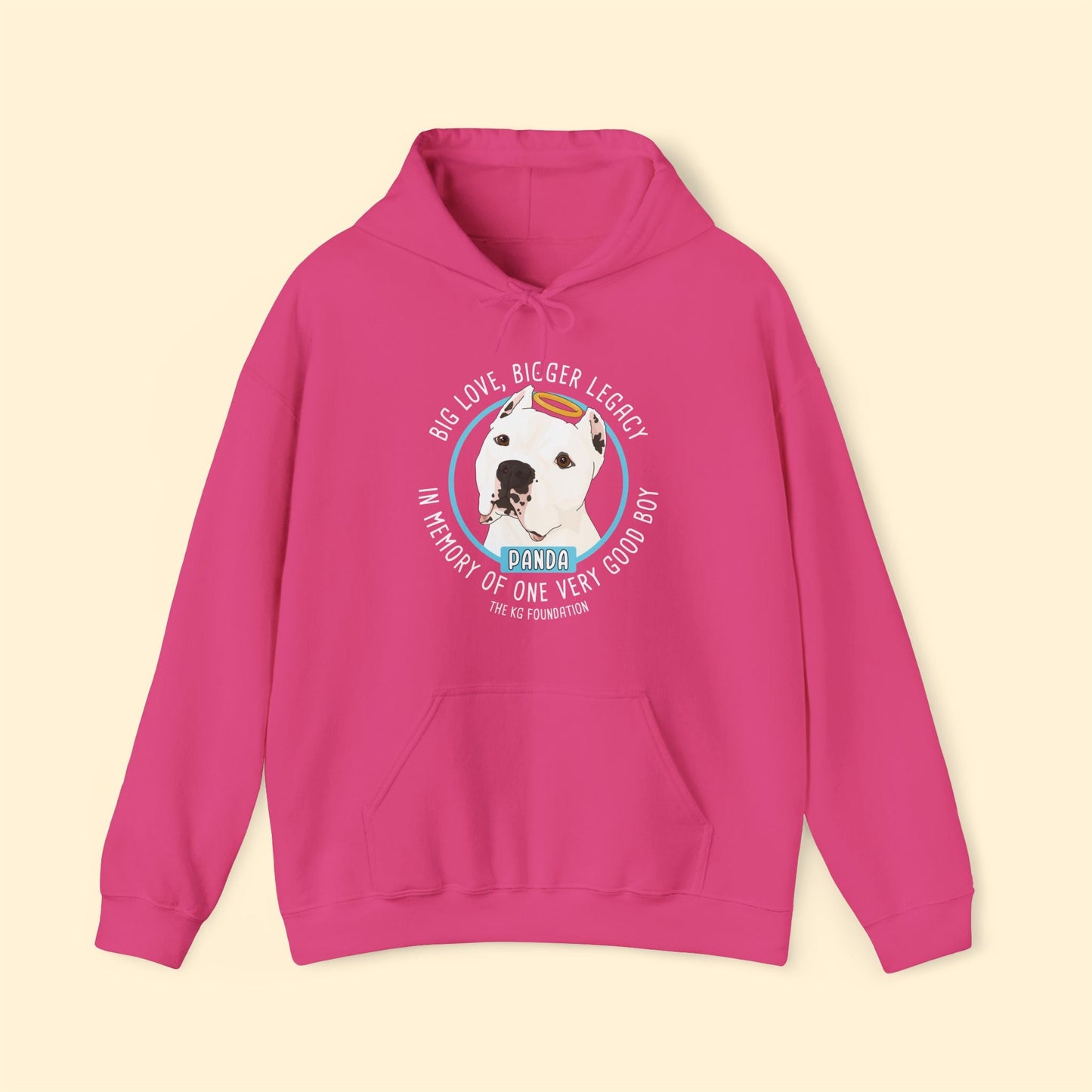 Hooded Sweatshirt | FUNDRAISER | The KG Foundation | In Memory of Panda - Detezi Designs - 12162715324173010872