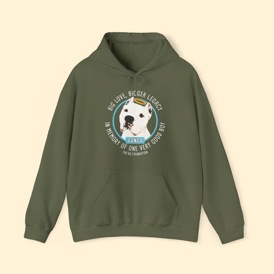 Hooded Sweatshirt | FUNDRAISER | The KG Foundation | In Memory of Panda - Detezi Designs - 29346393724770059514