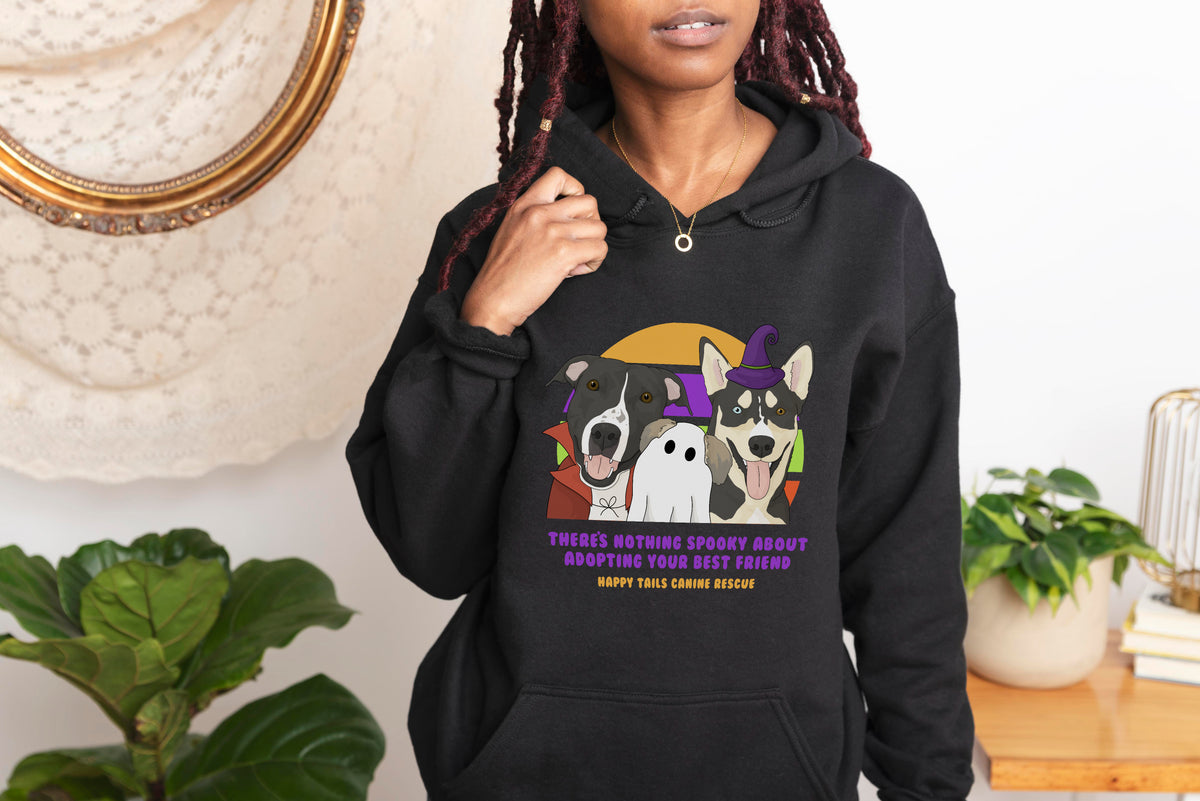 Hooded Sweatshirt | FUNDRAISER | Happy Tails Canine Rescue | Halloween