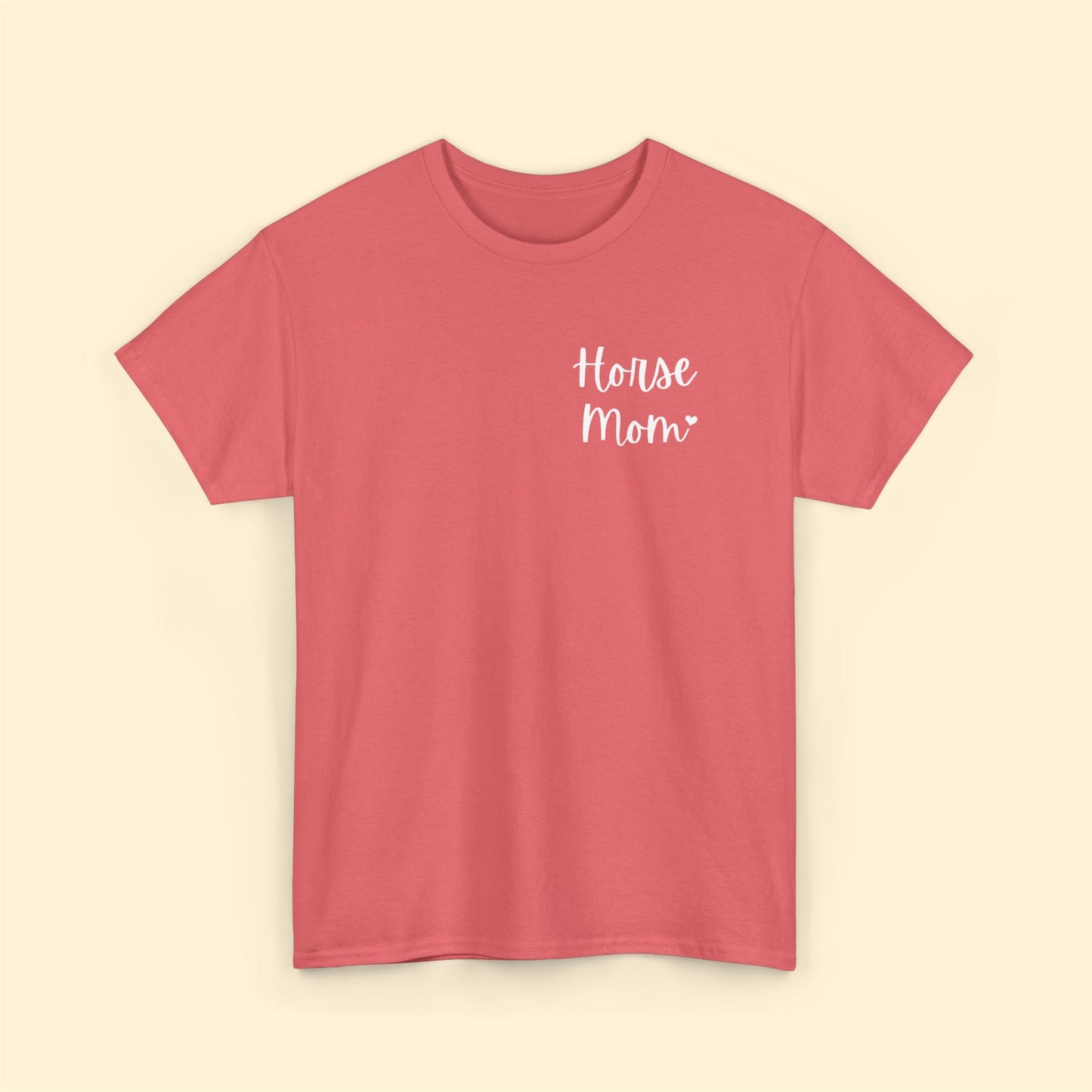 Horse Mom | Pocket Print | Unisex T-shirt - Detezi Designs-31288056286125534678