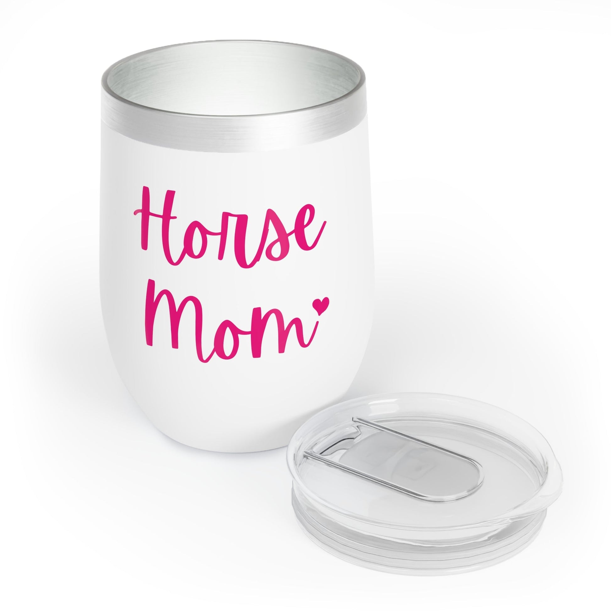 Horse Mom | Wine Tumbler - Detezi Designs-16404654757654792454