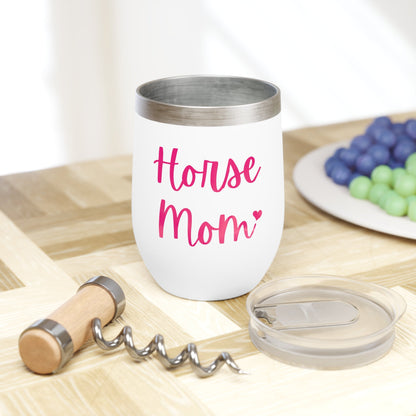 Horse Mom | Wine Tumbler - Detezi Designs-16404654757654792454