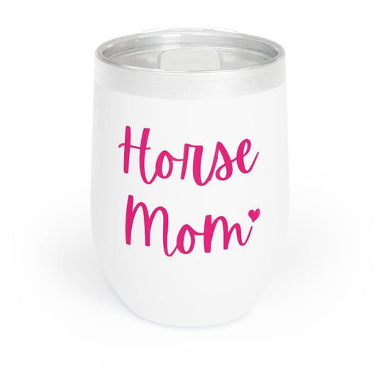 Horse Mom | Wine Tumbler - Detezi Designs-16592972445033633608