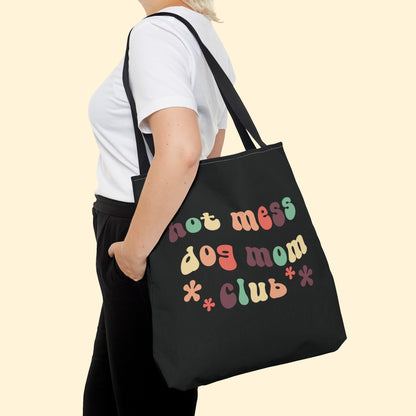 Hot Mess Dog Mom Club | Tote Bag - Detezi Designs - 24075990017293755896