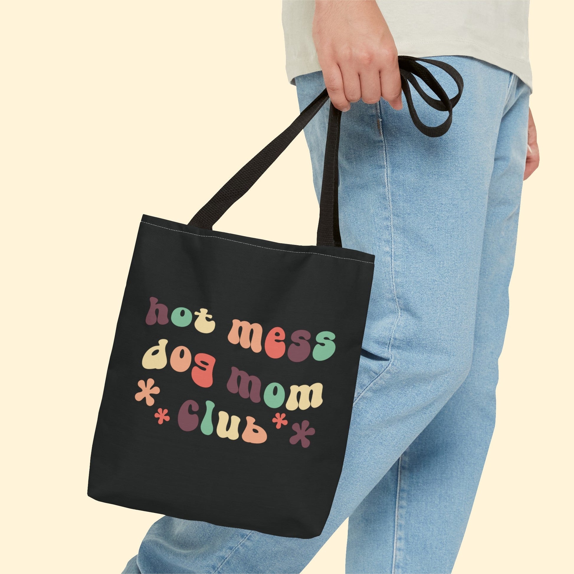 Hot Mess Dog Mom Club | Tote Bag - Detezi Designs - 24075990017293755896