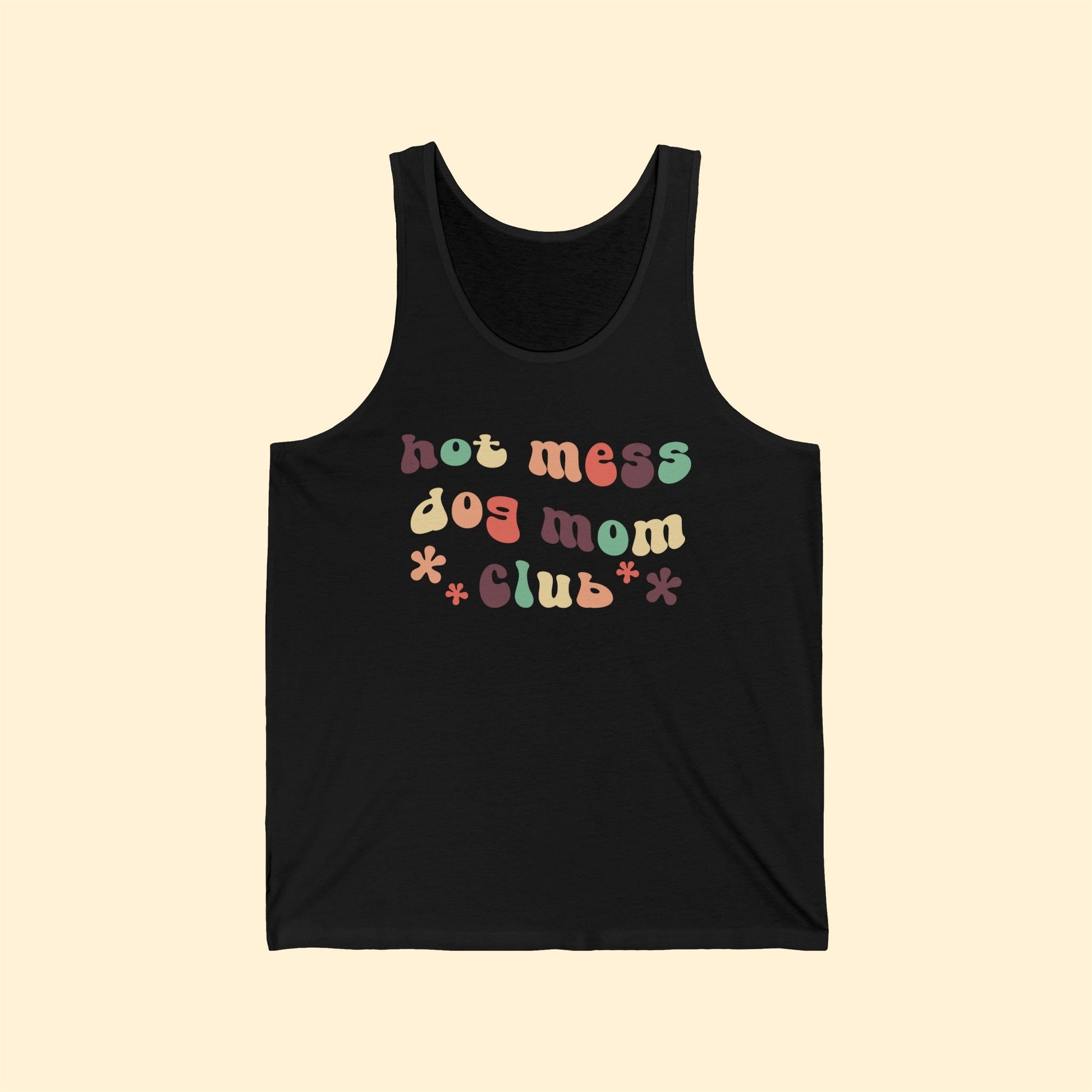 Hot Mess Dog Mom Club | Unisex Tank - Detezi Designs - 23412446785314520651