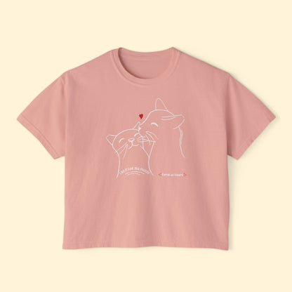 I Do It For The Pussy | FUNDRAISER for Feral At Heart | Comfort Colors Boxy Tee - Detezi Designs - 10165153238017281572