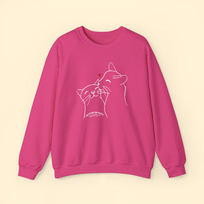 I Do It For The Pussy | FUNDRAISER for Feral At Heart | Crewneck Sweatshirt - Detezi Designs-13444222178115923112