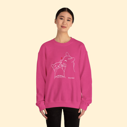 I Do It For The Pussy | FUNDRAISER for Feral At Heart | Crewneck Sweatshirt - Detezi Designs - 13444222178115923112
