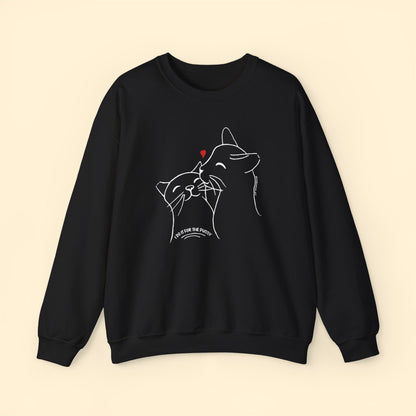 I Do It For The Pussy | FUNDRAISER for Feral At Heart | Crewneck Sweatshirt - Detezi Designs-19164103026272032272